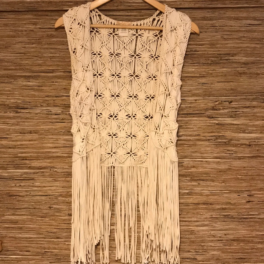 BILLABONG- Designer Closet Fringe Vest